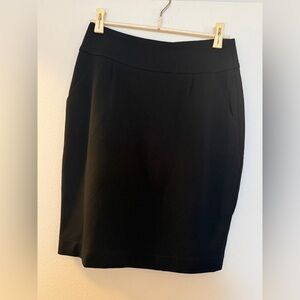 Barneys New York Elegant Black Pencil Skirt